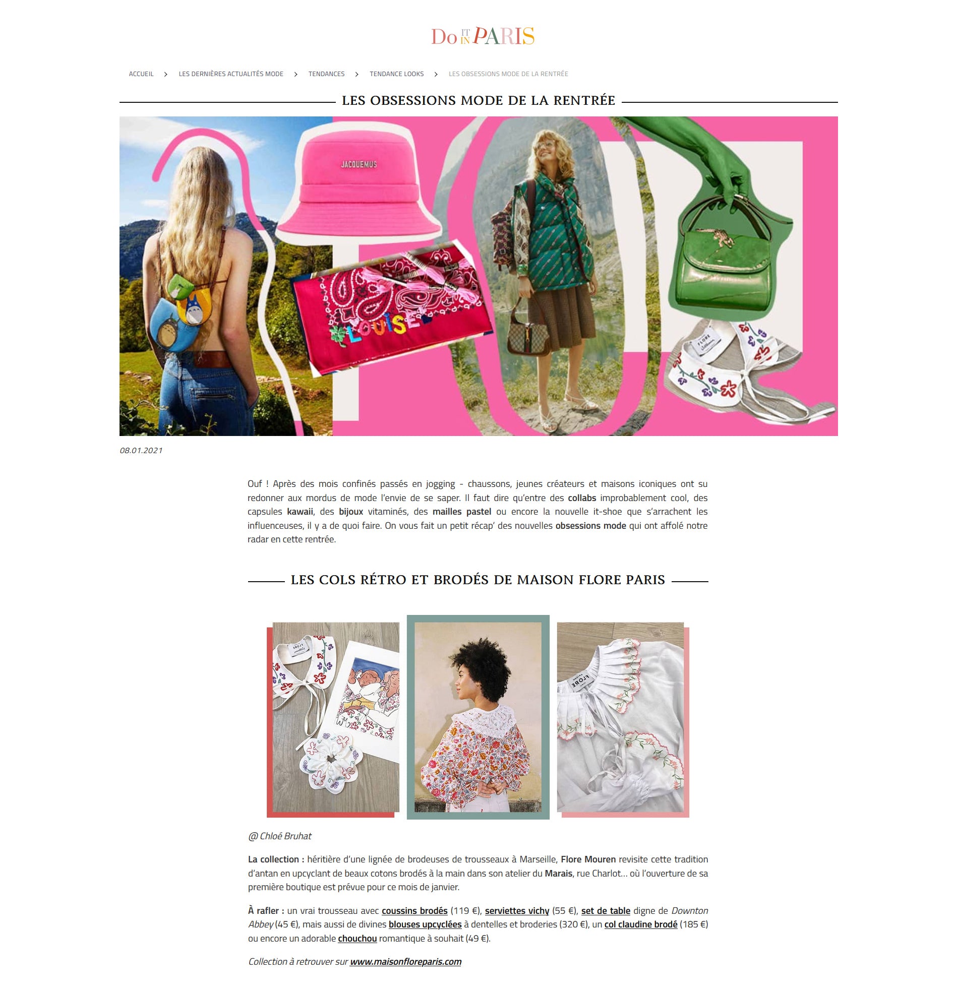 DO IT IN PARIS - JAN. 2021