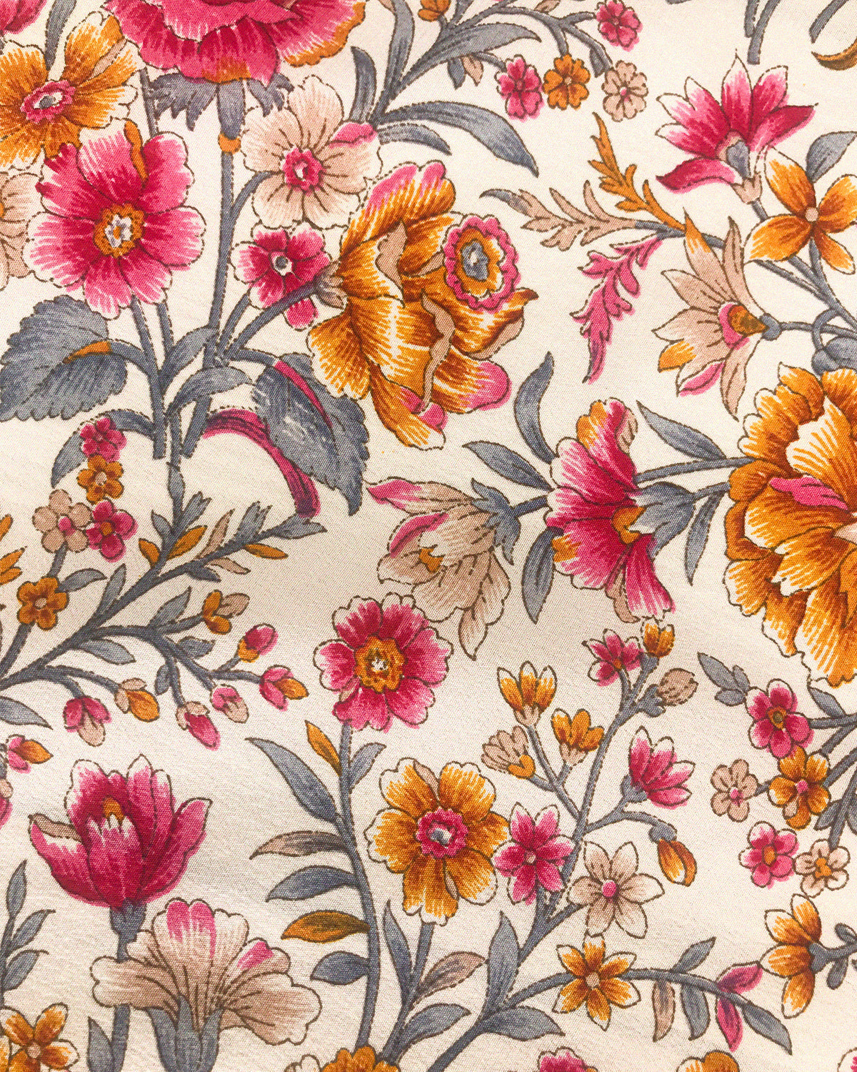 Silk scarf ROMARIN Indiennes