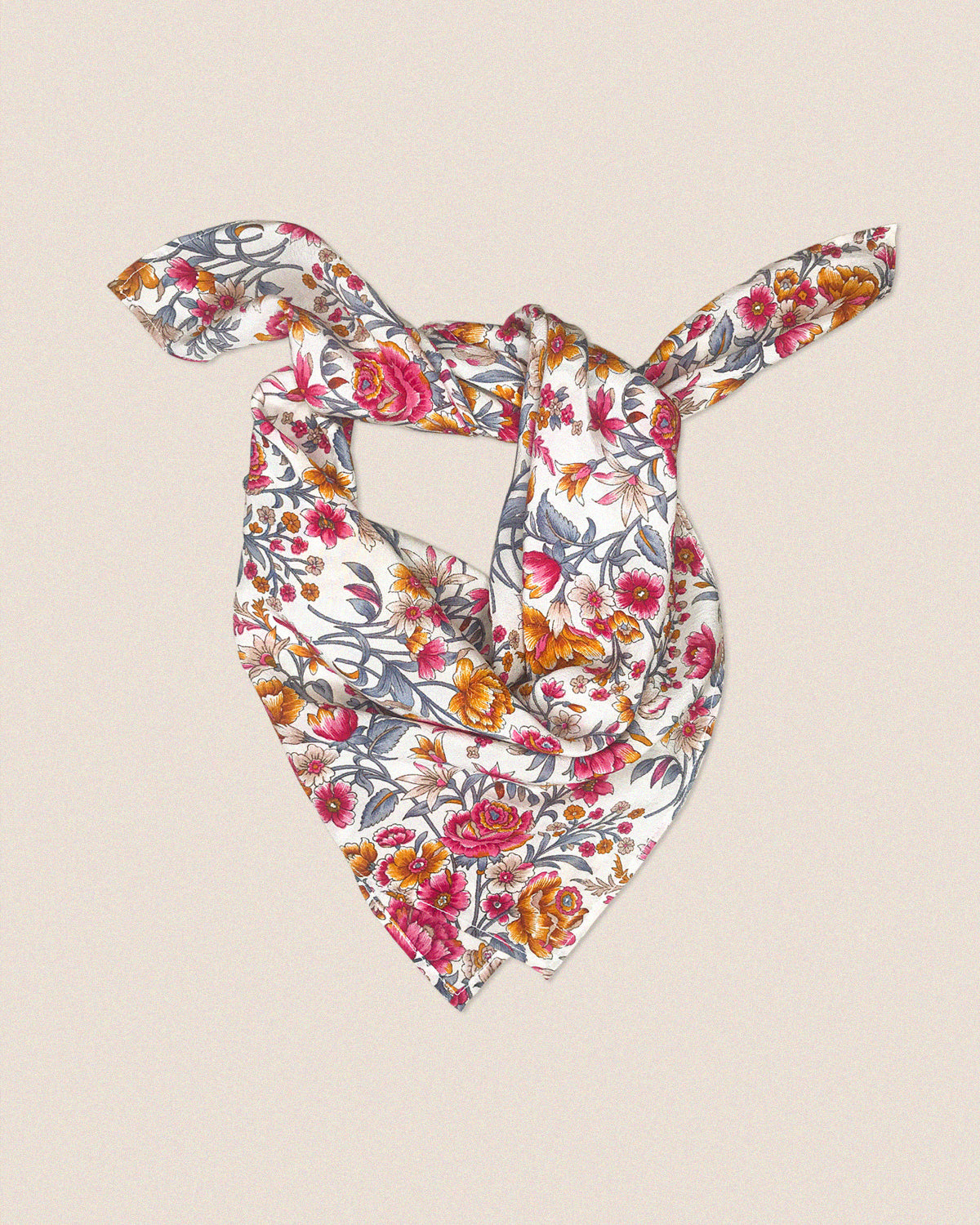 Silk scarf ROMARIN Indiennes