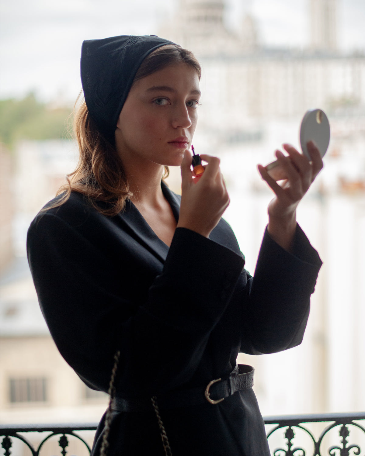 Triangle scarf ROMARIN Noir