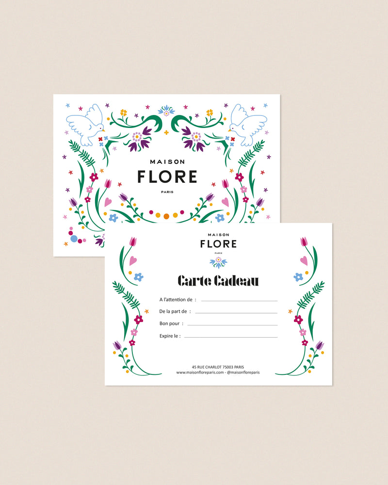 E-Carte Cadau Maison Flore