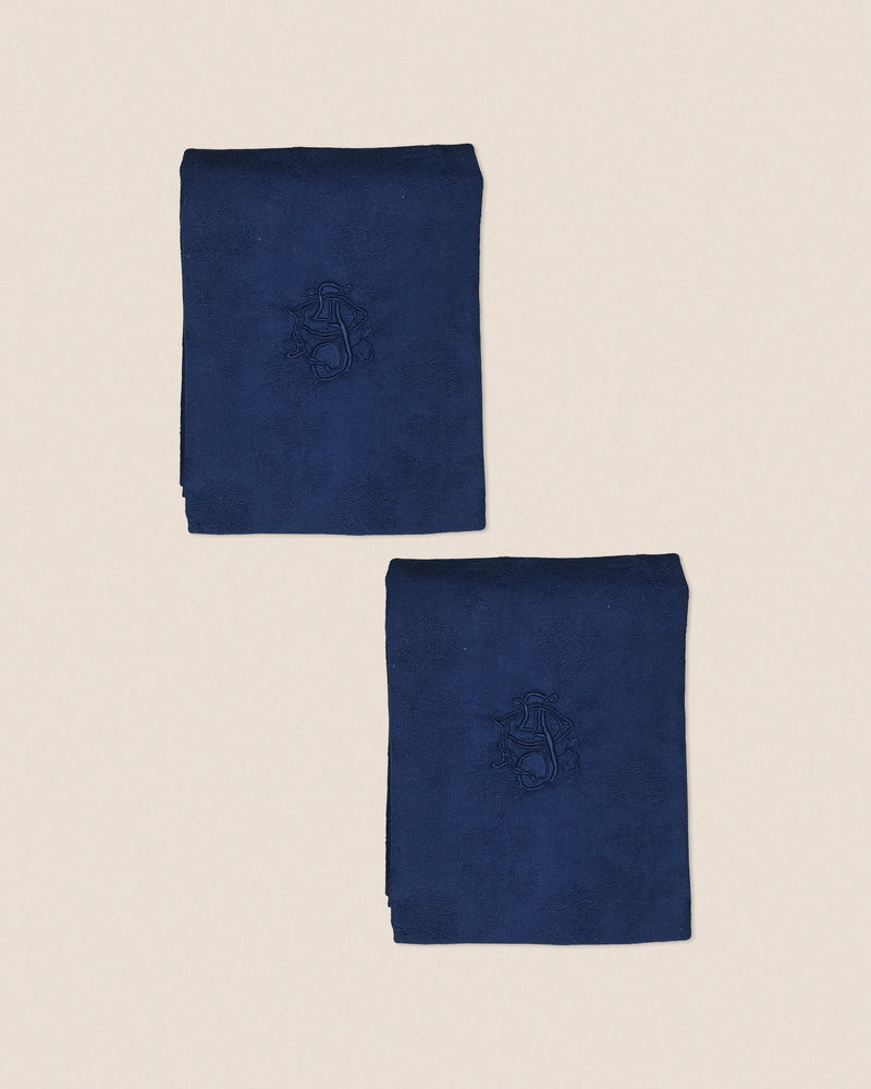 Antique napkins Indigo - Gift set of 2