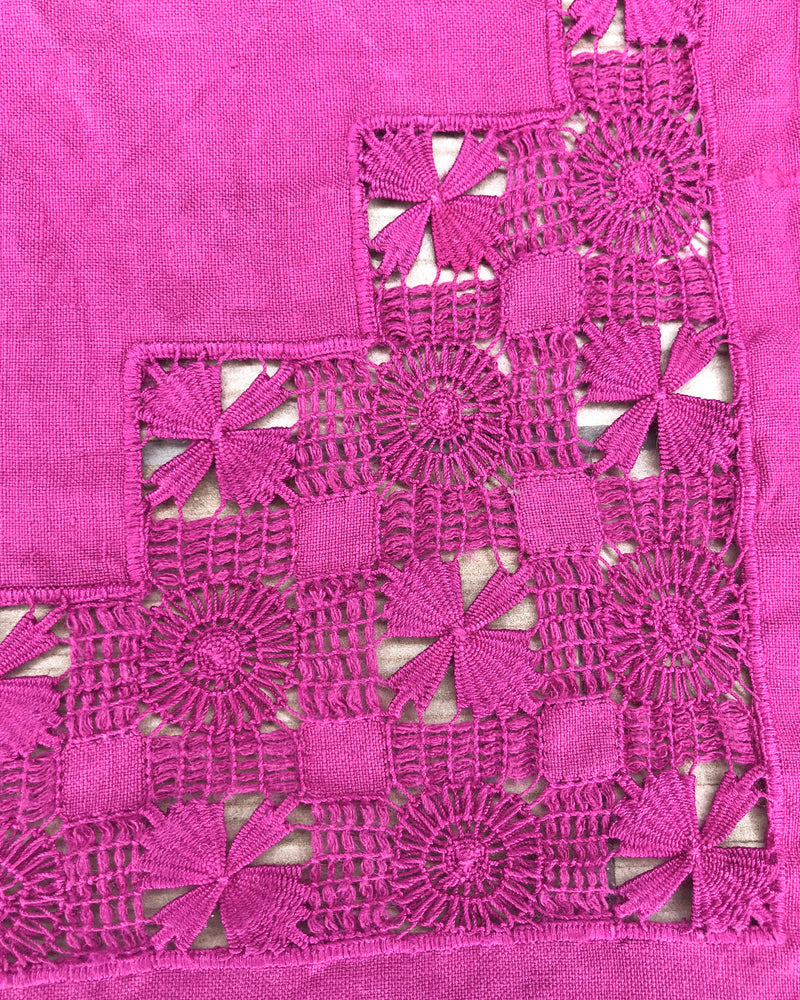 Antique napkins Pink - Gift Set of 2